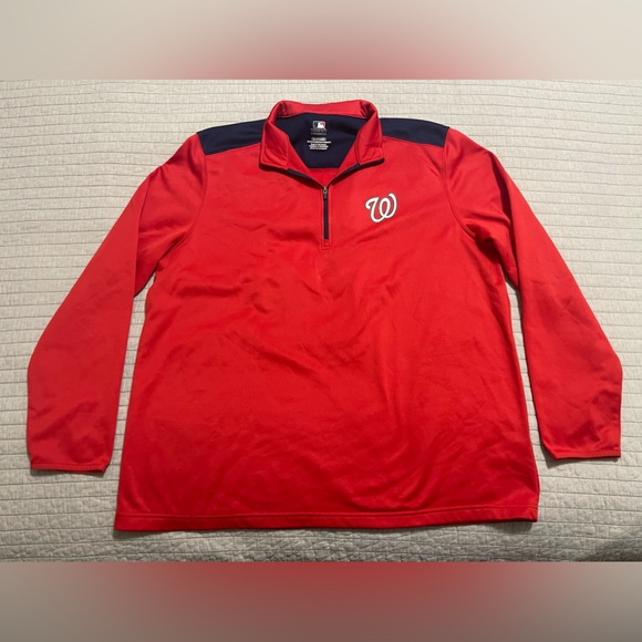 Other - MLB Washington Nationals 1/4 Zip Pullover Jacket Men's Size 2XL
